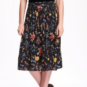 Old Navy - Dark floral midi skirt